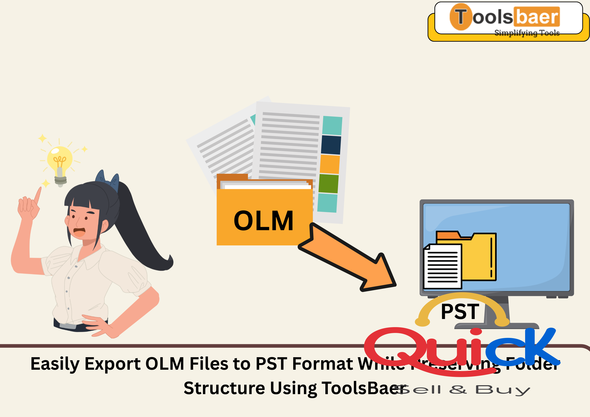 Easily Export OLM Files to PST Format